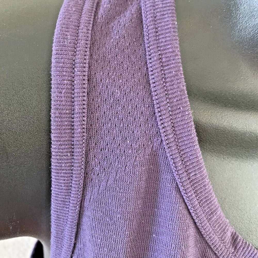 NIKE Tank Top SMALL 4-6 Purple Fit Dry aBnded Bottom Nylon Smoky Plum Racerback - Picture 6 of 13